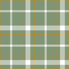 Modern Seamless Tartan in Pastel Green Grey tones Textile Design
