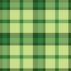 Pale Pine Green Seamless Tartan with Soft Darkish Green accents Textile Design © Substract Designs