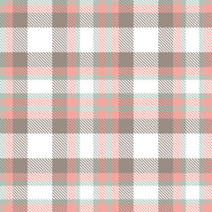 Modern Iridescent Silver Seamless Tartan Textile Design