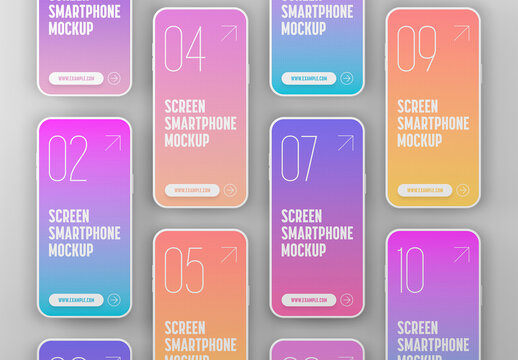 Smartphone Screen Mockup