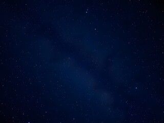 Obraz premium Dark Night Sky with Stars, Milky Way, Constellations, Astronomy, Space Exploration, Background for Design.