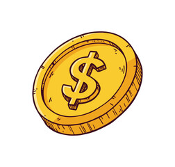 dollar coin gold