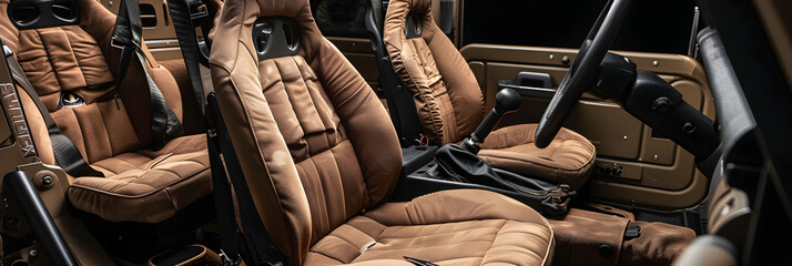 Showcasing the Vintage Charm and Utility of YJ Wrangler Bucket Seats