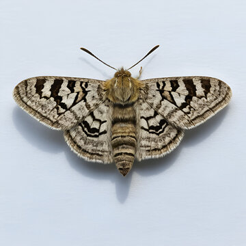 Adult Pyralid Snout Moth