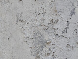 Abstrack old white wall with peeling paint weathered texture background 