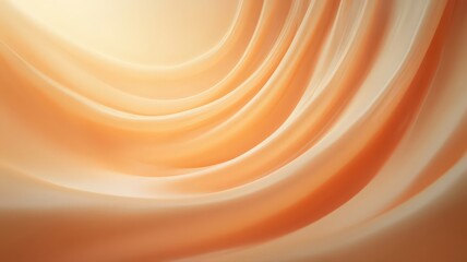 Peach-Colored Fabric Drapes with Warm Lighting