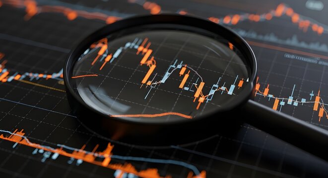 Analizando las tendencias del mercado financiero con lupa