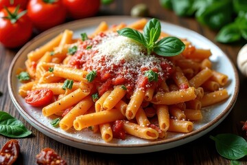 Tomato and Eggplant Pasta
