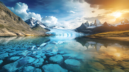 Big data and AI integration for climate change modeling, analyzing vast environmental data sets to predict future weather patterns and global impacts.