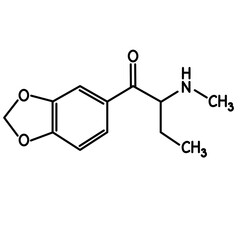 chemical structure of a butylone