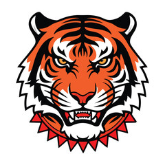 Fototapeta premium Phantom Tiger Face Surrounded By Mist