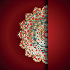Mandala designtemplate for adobe illustrator