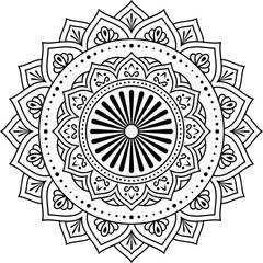 Mandala designtemplate for adobe illustrator