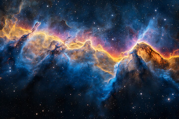 Obraz premium cosmic gas cloud