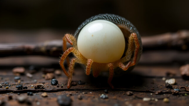 Longspinneret Spider Egg Case