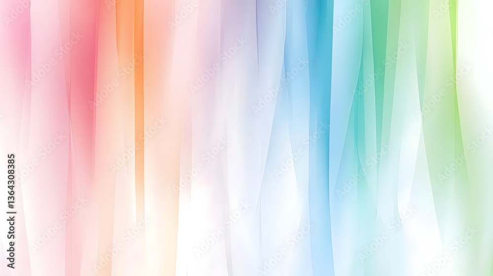 Aufkleber A vibrant and captivating gradient display featuring a harmonious blend of tropical hues that flow effortlessly creating a mesmerizing and serene visual experience