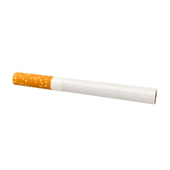 cigarette single isolated on white background