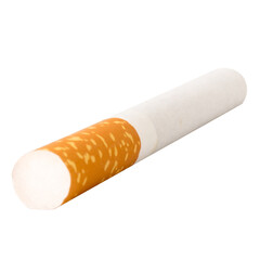 cigarette single isolated on white background