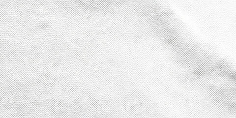 Obraz premium Textured Fabric: A close-up perspective showcasing the detailed texture of a white fabric, highlighting the subtle weaves and folds that add depth and tactile interest. 