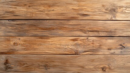 Fototapeta premium Close-up of rustic wooden planks with natural grain, perfect for texture backgrounds and design projects.