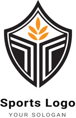 Beautiful business sports logo design 