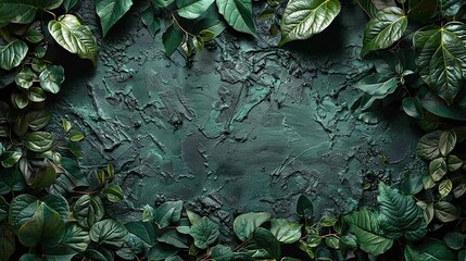 Obraz premium Texture of a Green Grunge Wall 