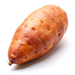 sweet potato image isolated with white background