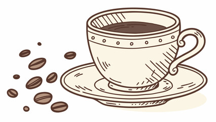 A coffee cup is a type of container specifically designed for holding and consuming coffee and other hot beverages. 
