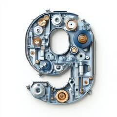 Engineering-themed number 9