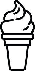 Beautiful ice cream icon design