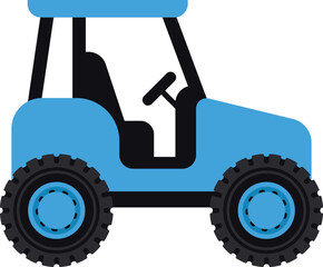 Beautiful construction vehicles icons flat style illustration