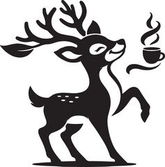 deer silhouette vector
