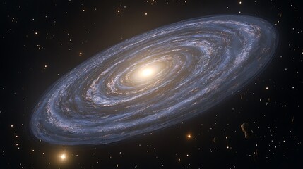 Spiral galaxy in deep space. (47)