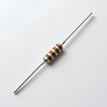 Variable resistor isolated on white background