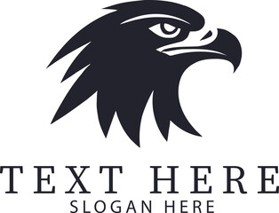 Bald Eagle Head Vector Logo – Abstract Hawk Illustration & Mascot Emblem Design