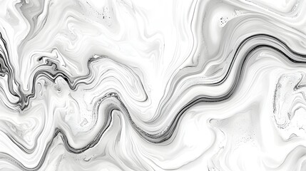 Fototapeta premium Elegant Black and White Abstract Marble Texture Background Design