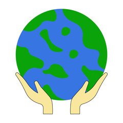 Earth day design ellements