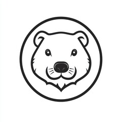 Obraz premium polar bear cartoon