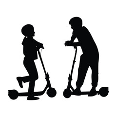 otoped scooter silhouette © Amir