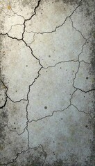 Fototapeta premium Cracked and stained concrete wall texture perfect for background design, cracked, grunge
