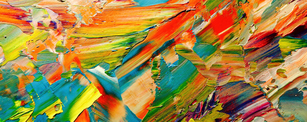 Abstract art background . Hand painting artwork on canvas .