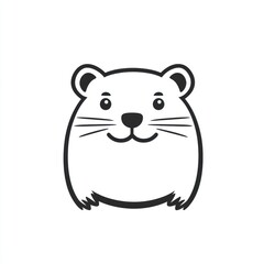 Fototapeta premium Cute Otter Face