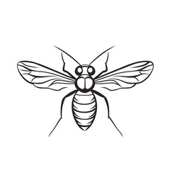 Fototapeta premium Bee Line Art