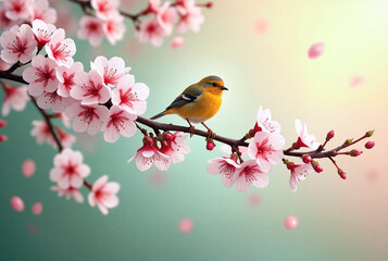 Fototapeta premium robin on branch