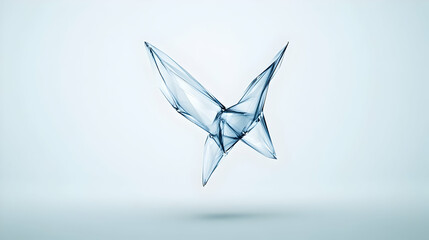 Abstract geometric shape technology digital hi-tech concept background. Space for your text