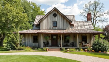 Rustic Farmhouse in a Peaceful Setting