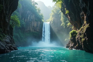 waterfall in the forest