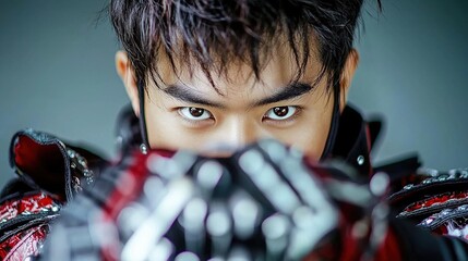 Close-up, intense gaze (1)