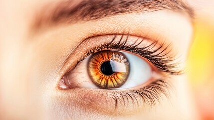 Closeup of a human eye