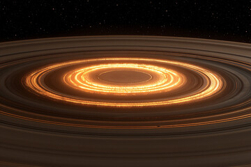 Fototapeta premium exoplanetary rings
